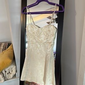 Gold princess Polly mini dress